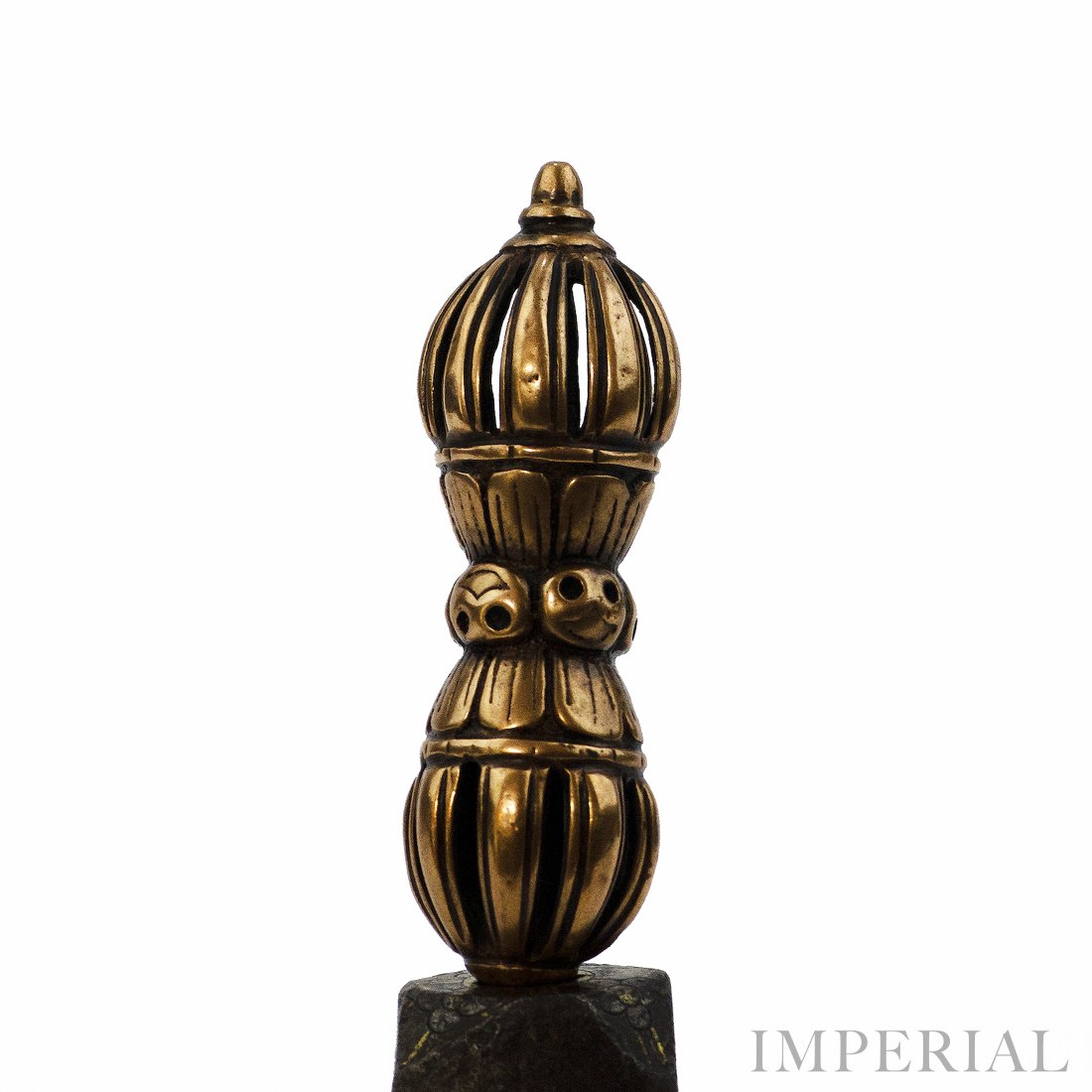 A 9 PRONGED DORJE, 1800s (1 of 3)