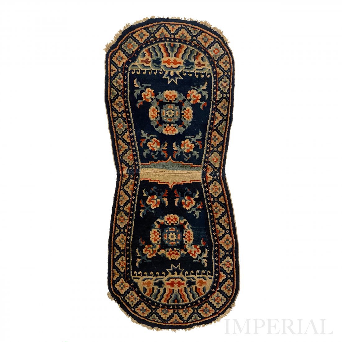 A NINGXIA SADDLE RUG, 1900s (1 of 2)