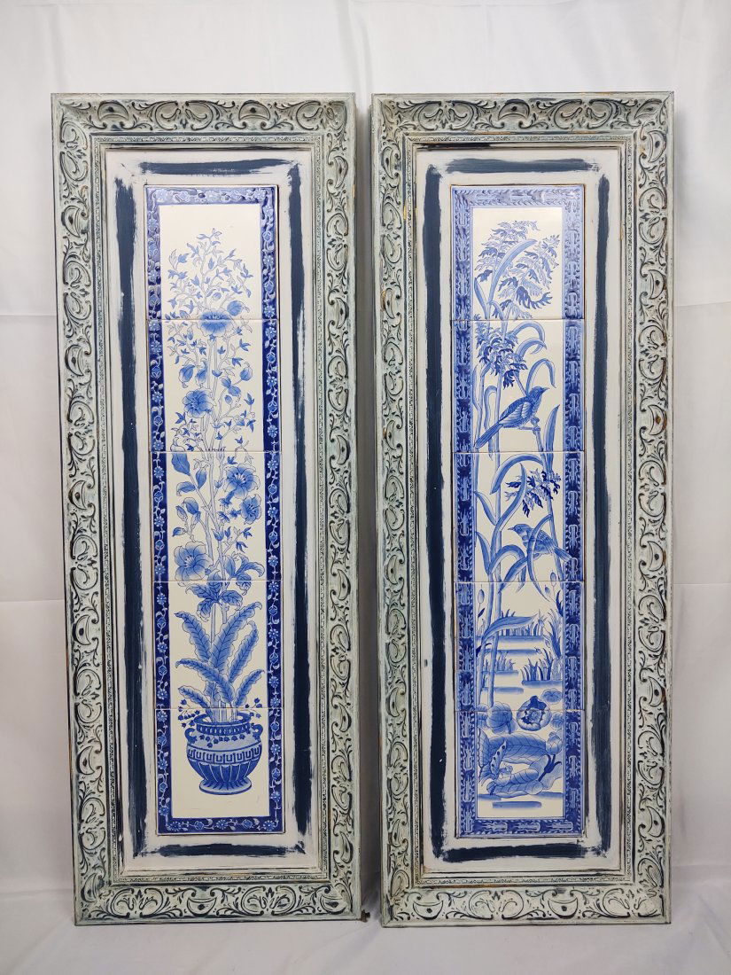 2 Delft Style Tile Wall Hangings (1 of 3)
