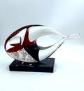 Italian Murano Glass Fish Sculpture by Elio Raffaeli
