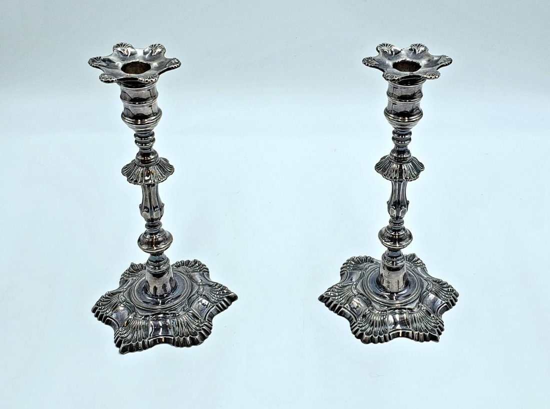 Gorham Silverplate Candlesticks for Metropolitan Museum (1 of 9)