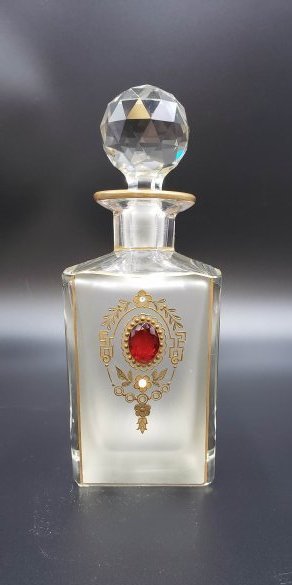 Antique Bejeweled Crystal Decanter (1 of 8)