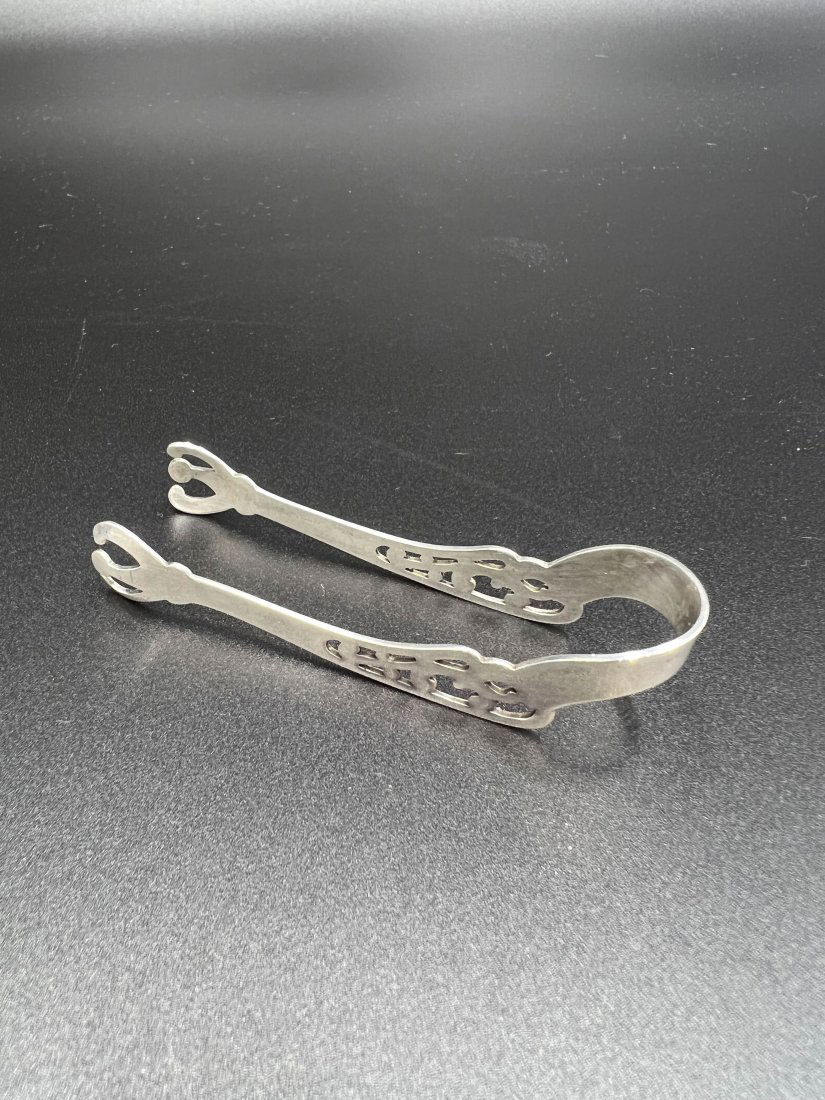 Webster Sterling Silver Co. Small Sugar Tongs (1 of 5)