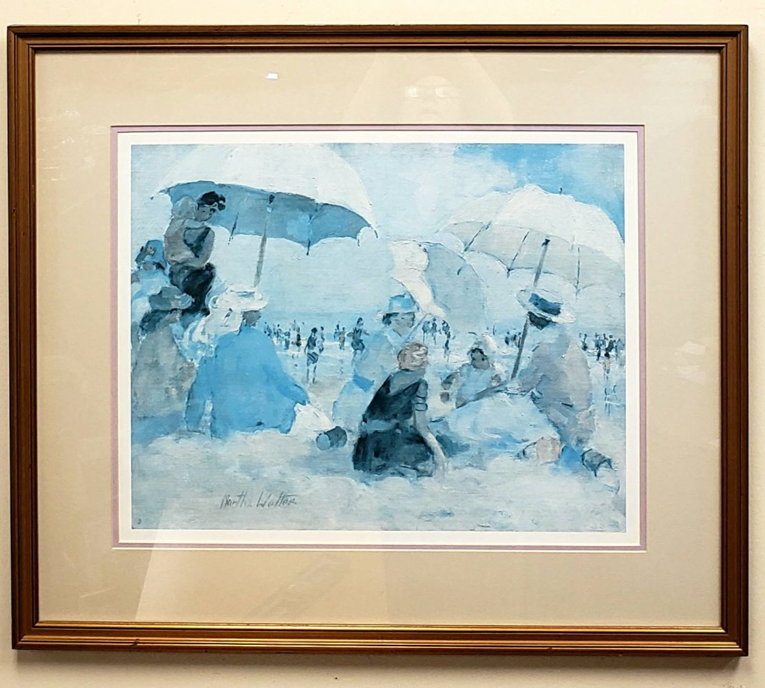 Martha Walter Beach Scene Framed Print (1 of 9)