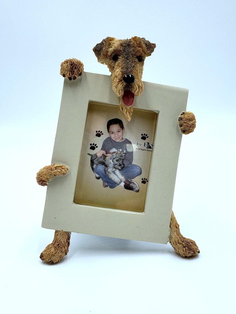 3D Airedale Terrier Picture Frame (1 of 3)