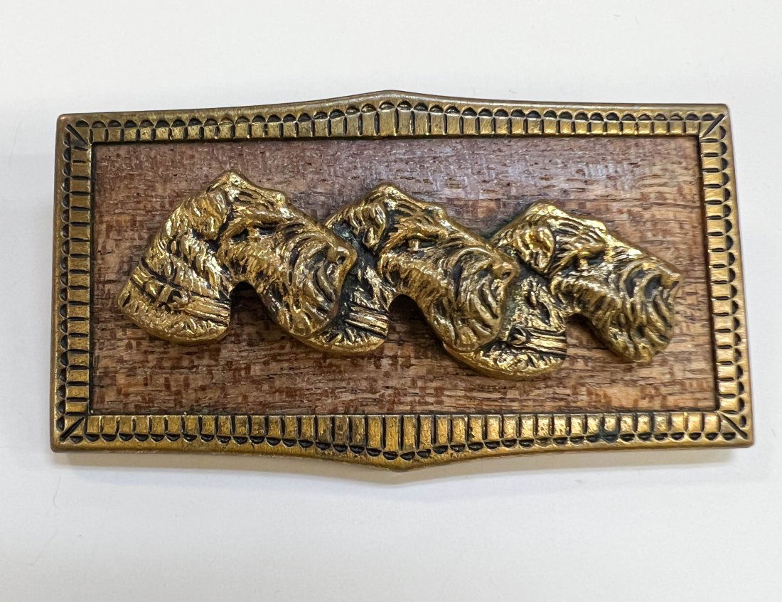 Vintage Airedale Terrier Brooch/Pin, Circa 1930s (1 of 5)