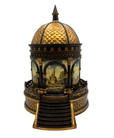 Pavilion-Inspired Hand-Painted Box