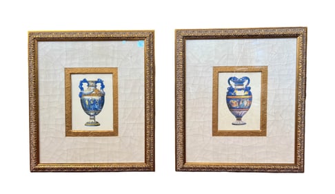 Pair of Decorative Framed Prints by John Richard