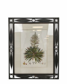 Botanical Print in Wrought Iron Frame by John Richard