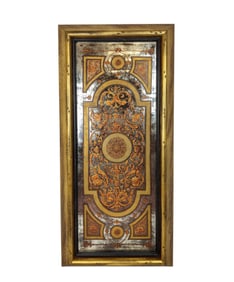 John Richard Eglomise Mirrored Framed Wall Art