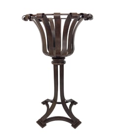 Forged Iron Indoor-Outdoor Floor Urn/Planter
