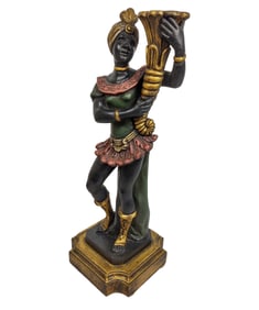 Nubian Figurine Candle Holder