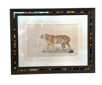 Exotic Lithograph Of A Tiger By John Richard