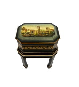 Decorative Lidded Box on Stand
