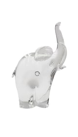 Murano Glass Elephant Sculpture