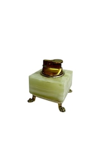 VTG GREEN ONYX TABLETOP LIGHTER