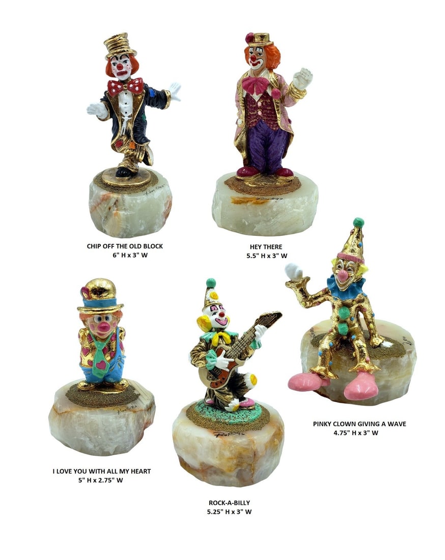 Set of 5 Ron Lee Clowns (1 of 19)