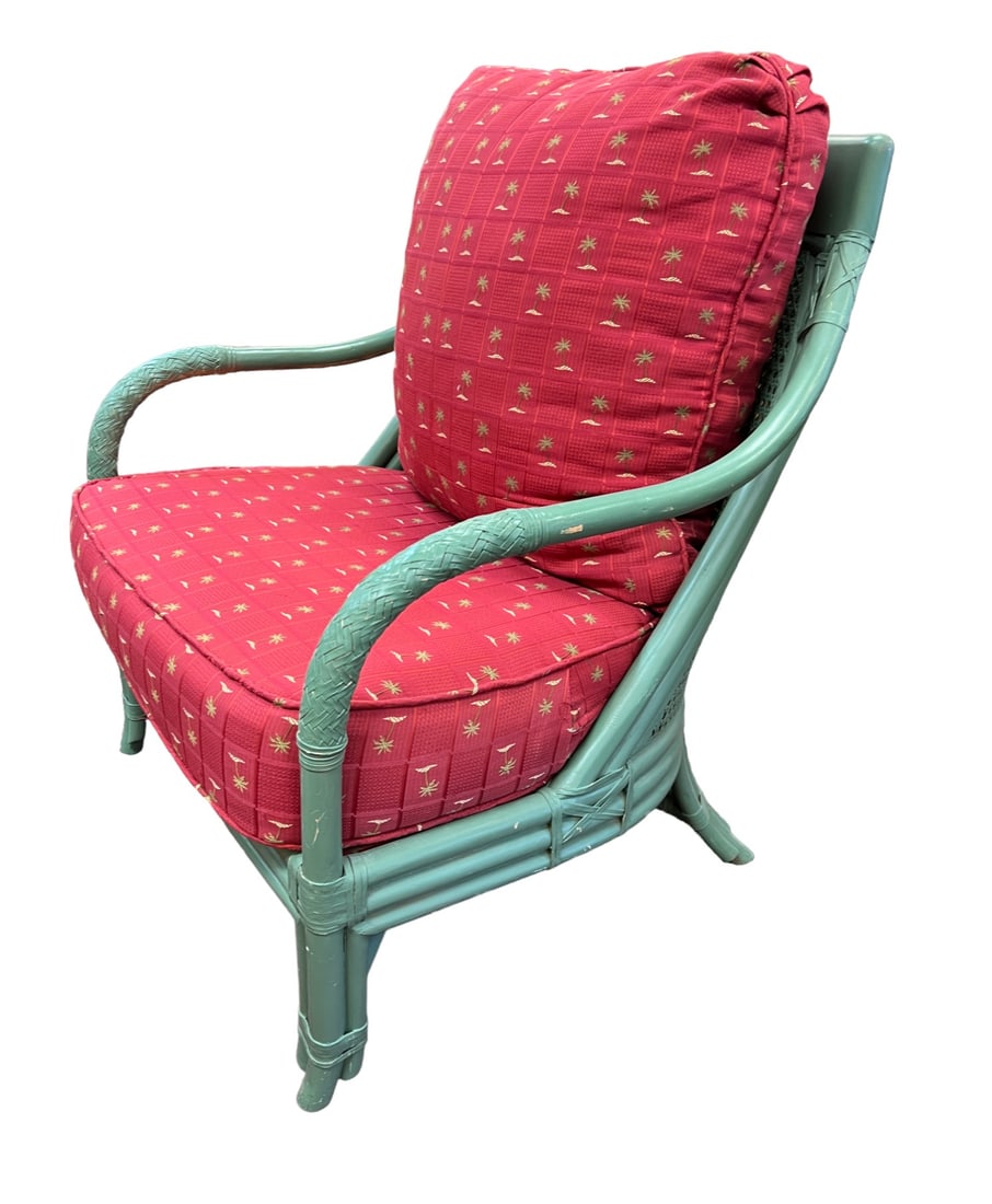 Oversized Bamboo Lounge Chair (1 of 6)