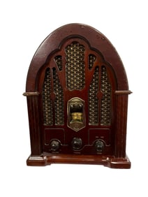 VTG GE Cathedral AM/FM Radio Model 7-410JA