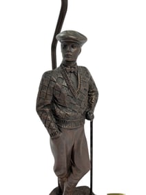 Austin Sculptures Gentleman Golfer Table Lamp