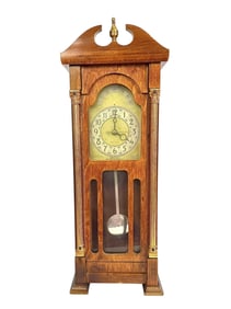 VTG Miniature Grandfather-Style Electric Clock