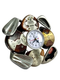 Golf Art Table Clock