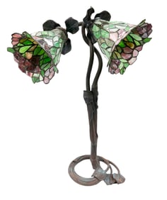 Tiffany Style Art Nouveau Table Lamp