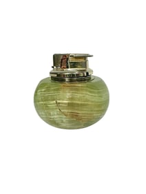 Mid-Century Onyx Table Lighter by Chamonix Evans