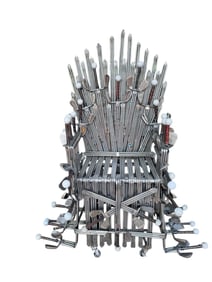 Golf Pop Art Sculptural Throne Chair