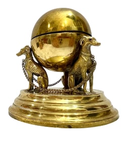 19th Century French Bronze Inkwell