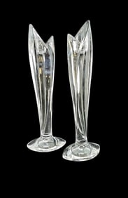 VTG Marquis Waterford  Crystal Candle Holders, Pair