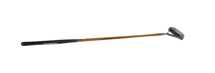 Antique Otto Hackbarth Forked Hosel Putter (Circa 1910)