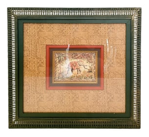 Indian Inspired Mixed Media Print by John Richard