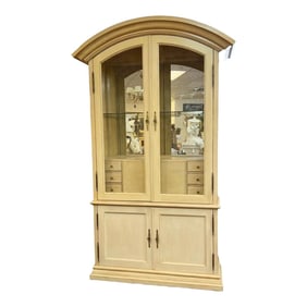 VTG 7.5 Feet Tall Dry Bar Armoire
