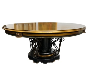 72 Inch Round Tuscan Style Dining Table
