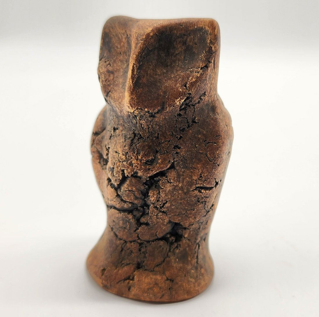 Mid Century Carved Stone Owl Sculpture Fetish (1 of 2)