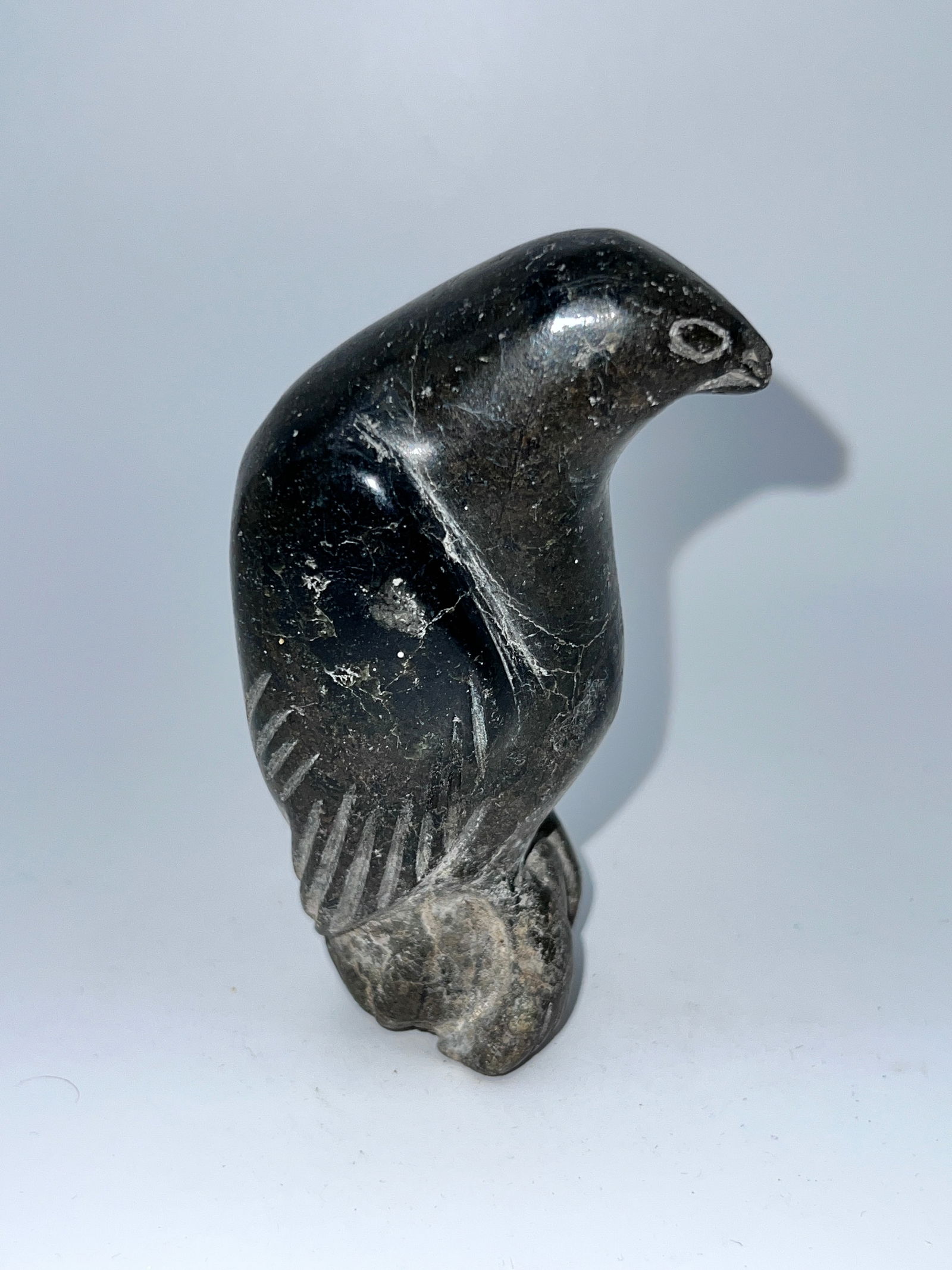 Inuit Soapastone Bird Carving (1 of 6)