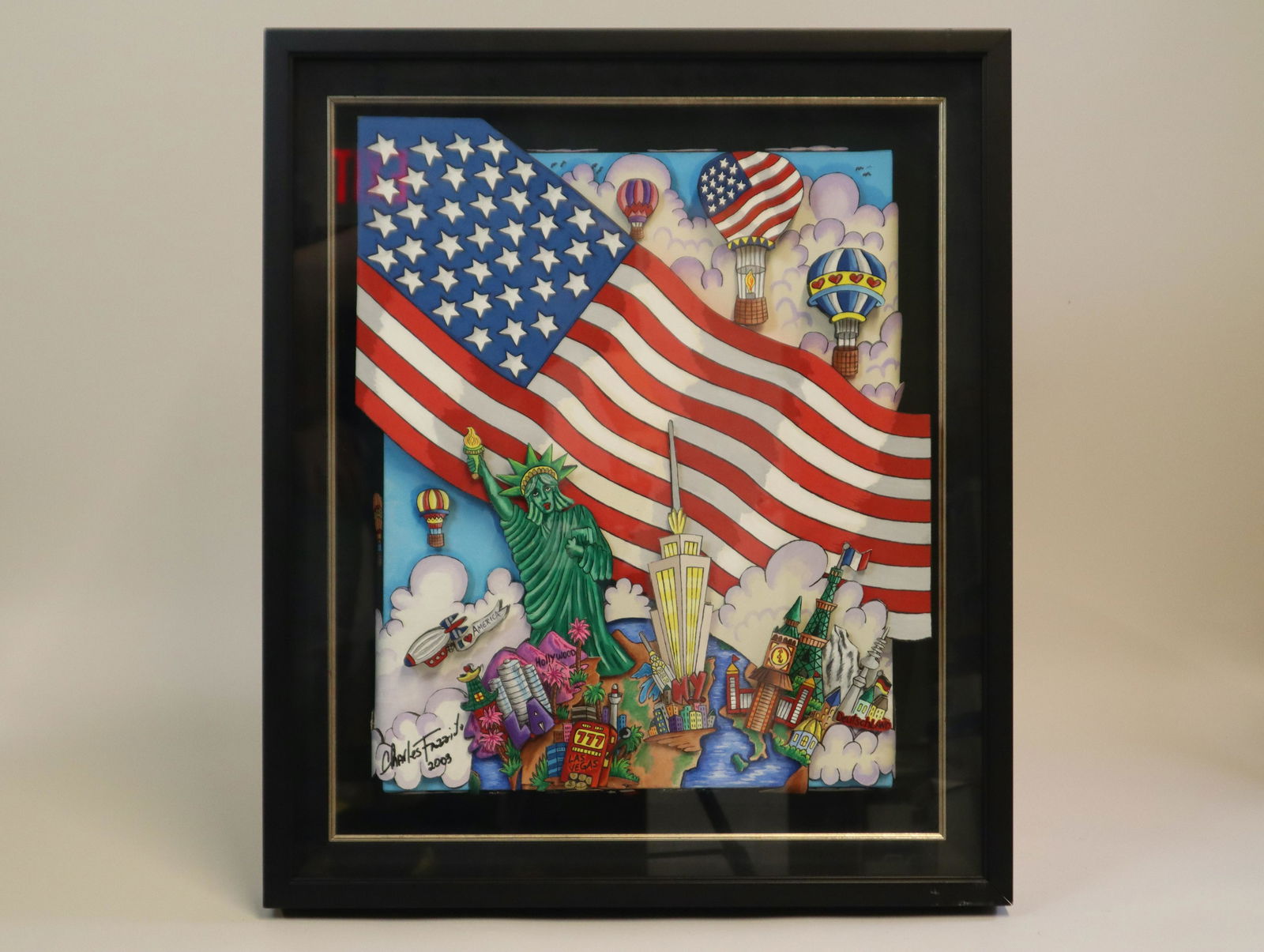 Charles Fazzino - Long May She Wave (1 of 3)