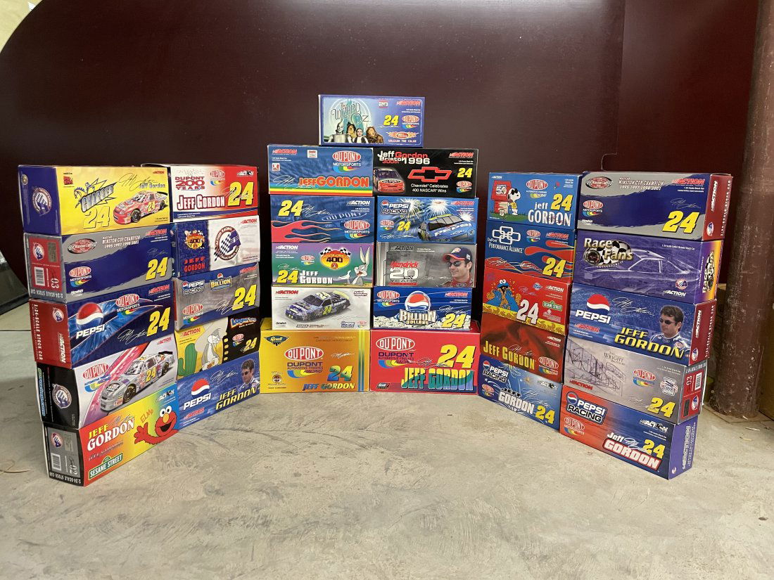 31 Miniature Jeff Gordon Stock Cars (1 of 20)