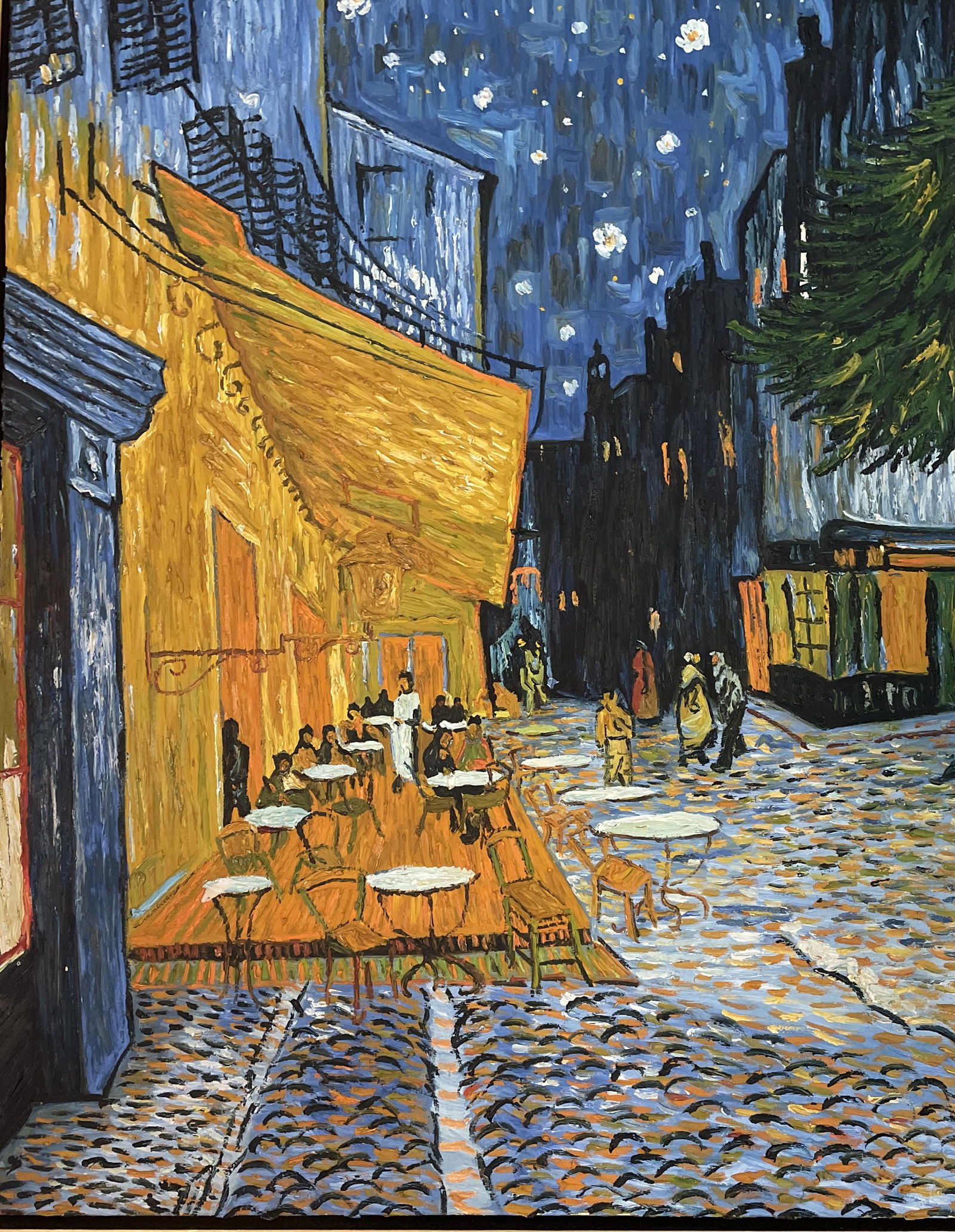 After Van Gogh Dutch Post-Impressionist Painter Cafe (1 of 4)