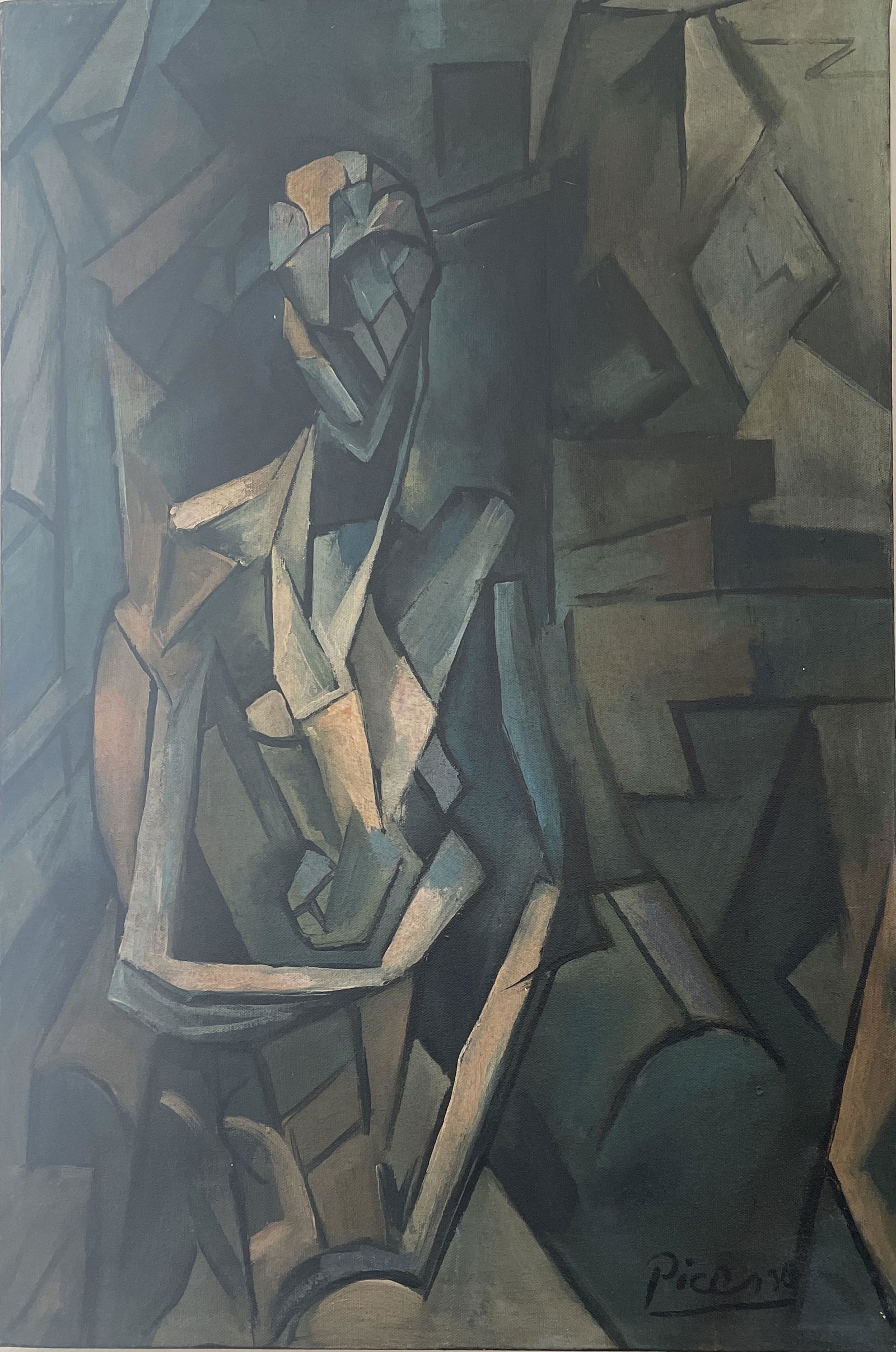 PABLO PICASSO OIL PAINTING ON CANVAS (1 of 5)