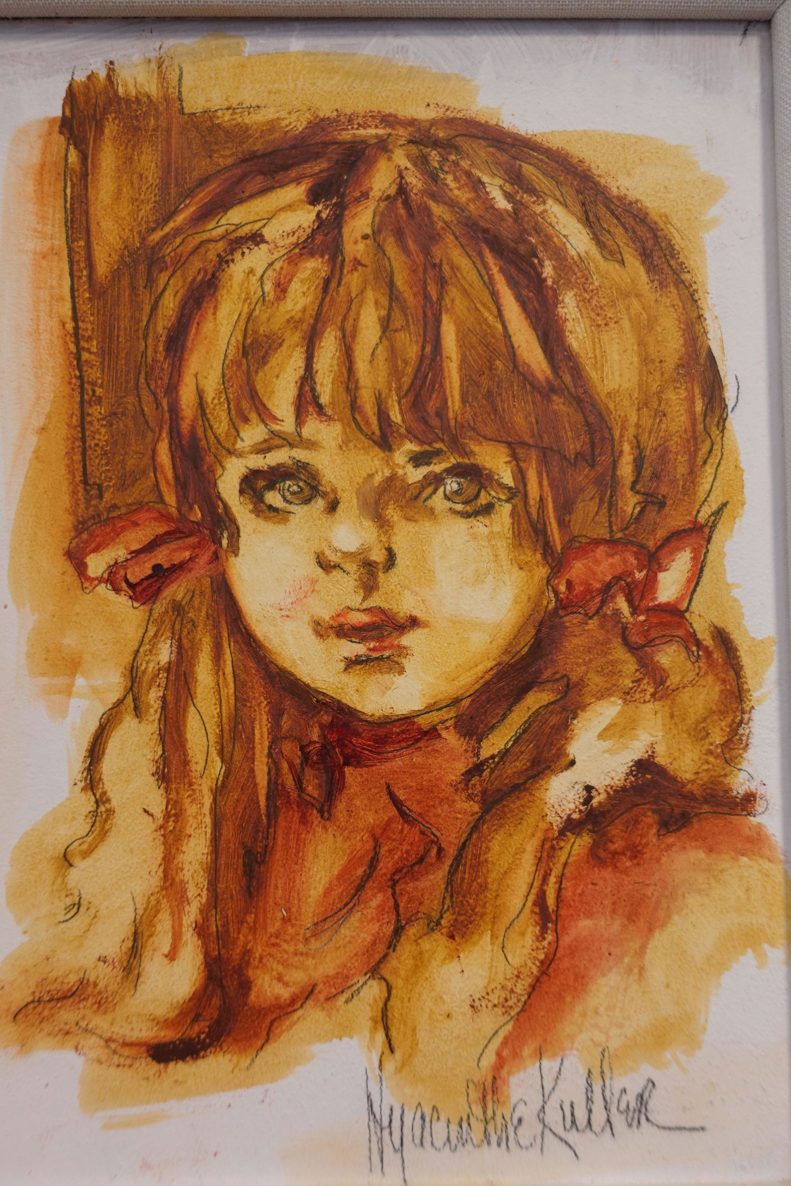 Hyacinthe Kuller-Baron Original Painting Framed (1 of 5)