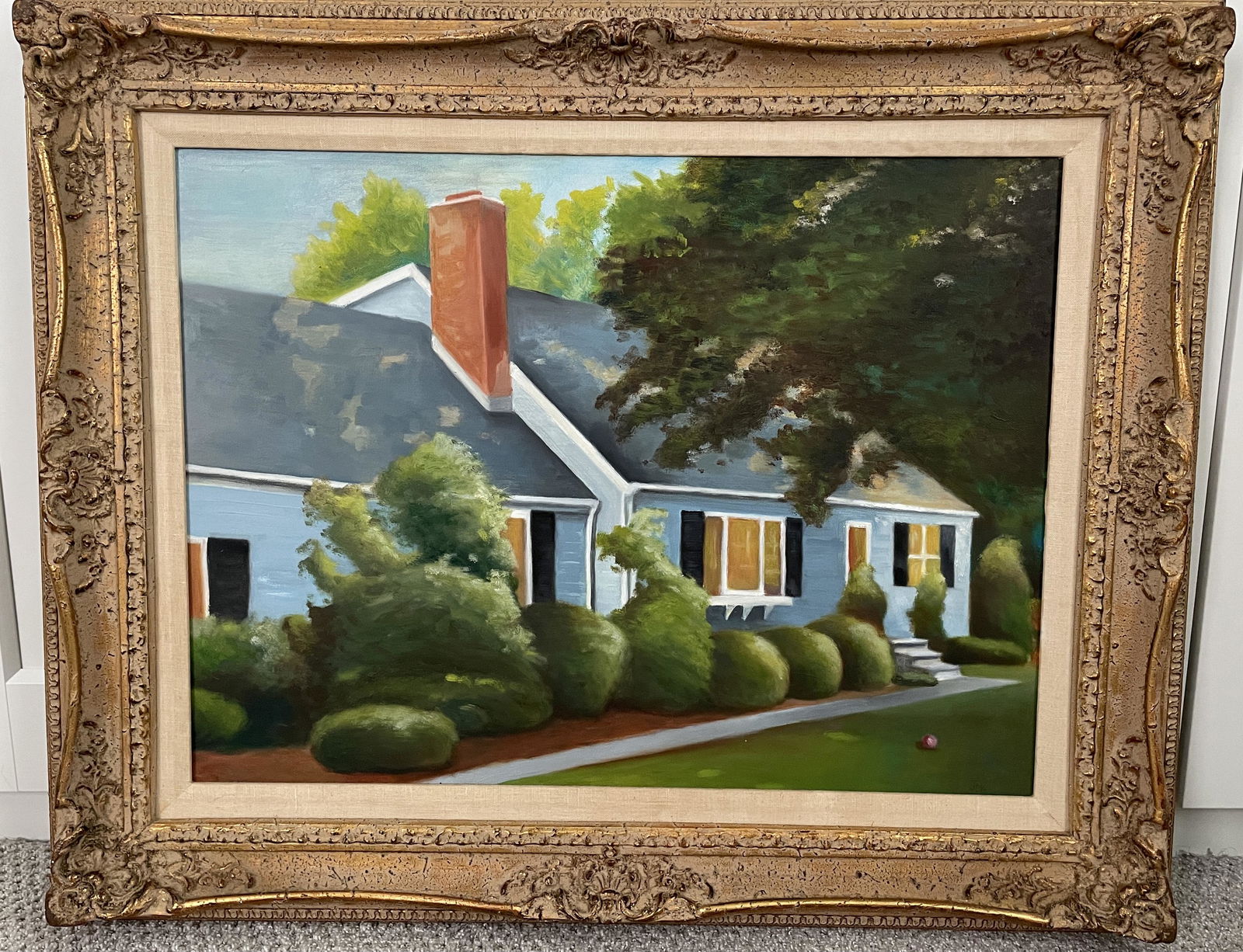 Original Oil on Canvas CAPE COD House PAINTING (1 of 4)