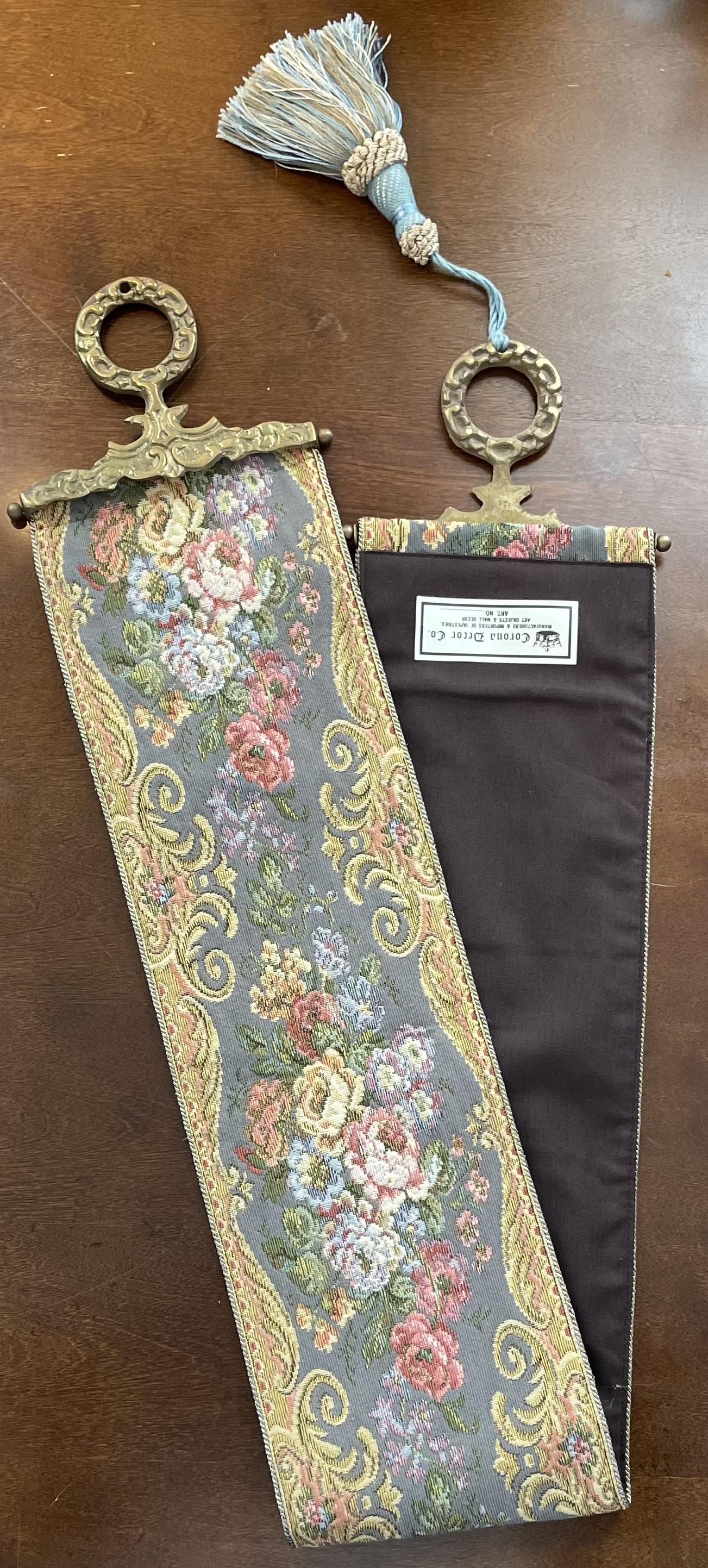 Vintage Corona Decor Servants Bell Pull Tapestry (1 of 2)