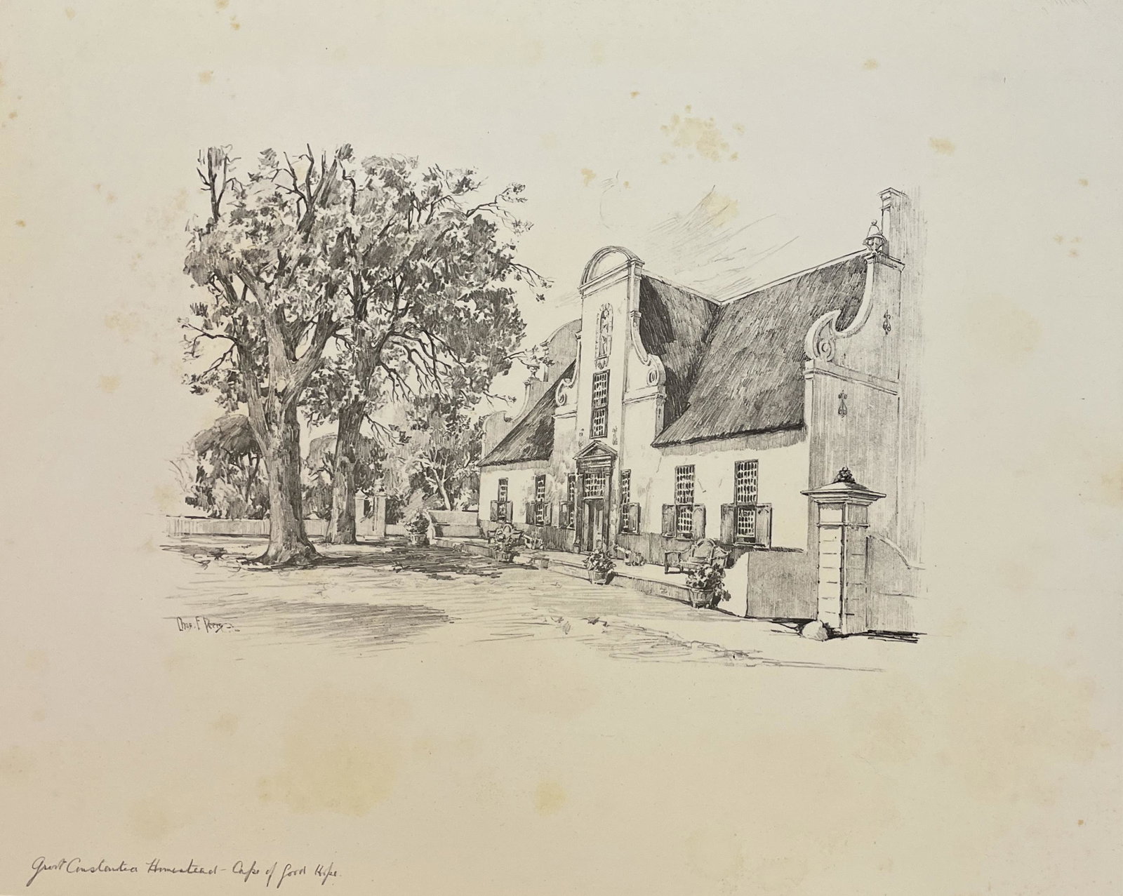 Charles E Peers Original Pencil Drawing (1 of 5)