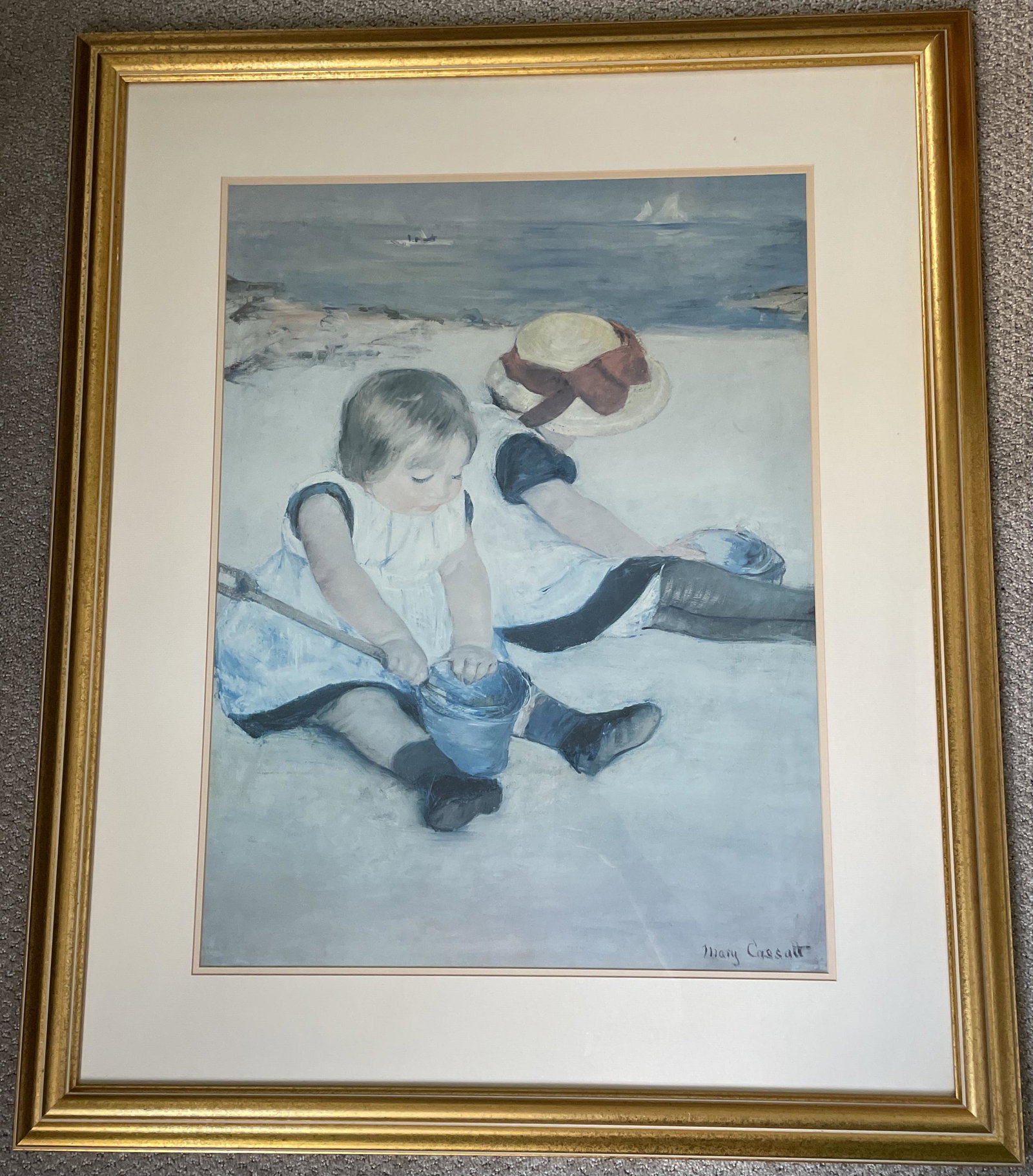 Children Playing On The Beach, 1884 by Mary Cassatt (1 of 6)