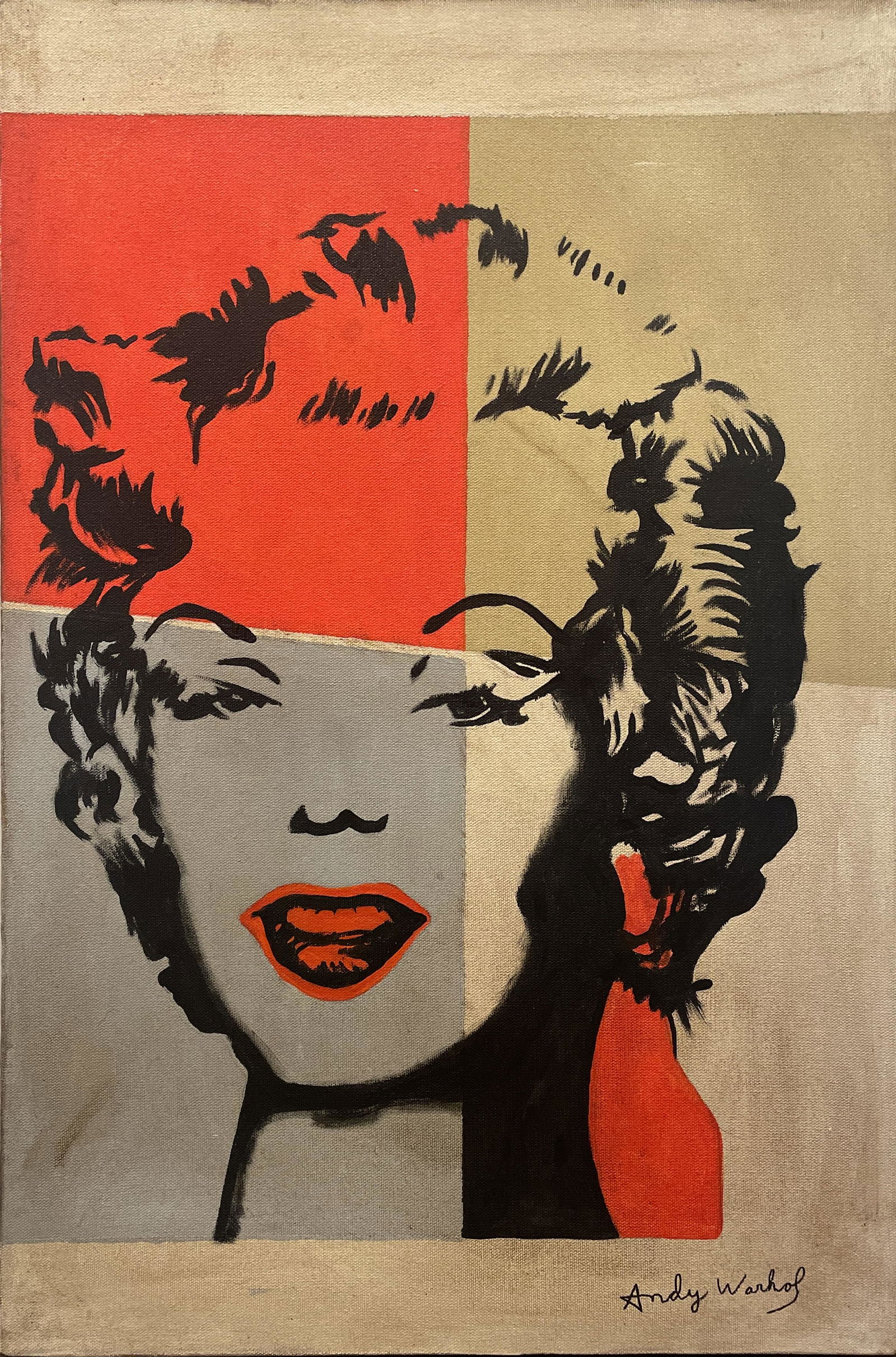 Andy Warhol Oil on Canvas - Marilyn Monroe (1 of 4)