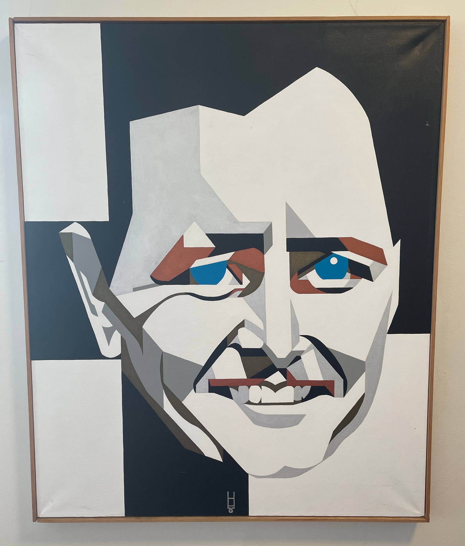 1989 Large Earl Hubbard Painting Auction