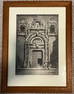 Vintage Howarth Ancient Doorway Santa Cruz Toledo Framed  Print