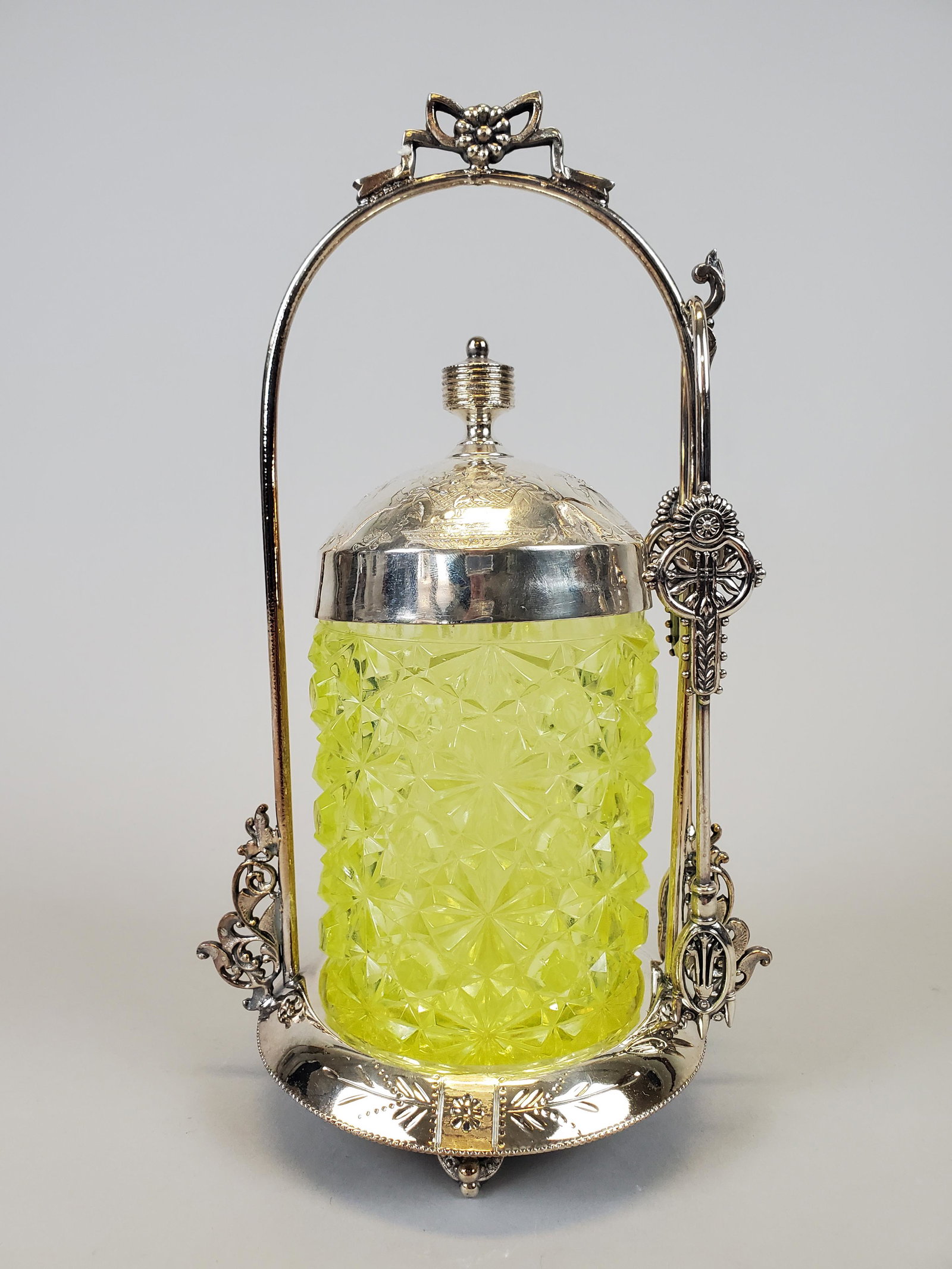 Antique 19thc Meriden Silver Co. Plated Pickle Castor (1 of 11)